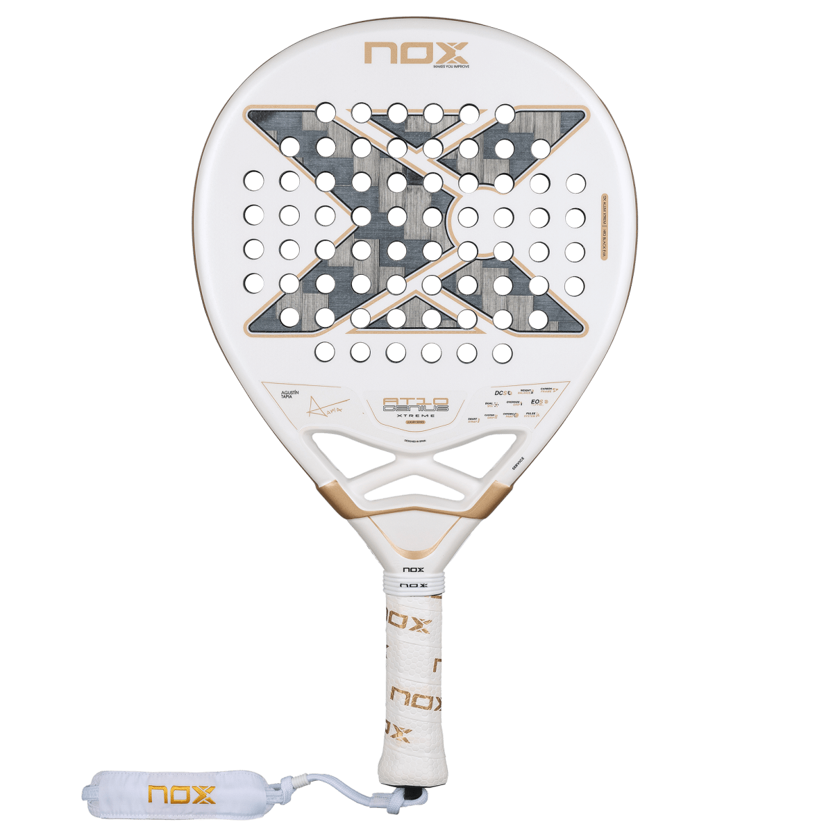 Padel racket head shapes
