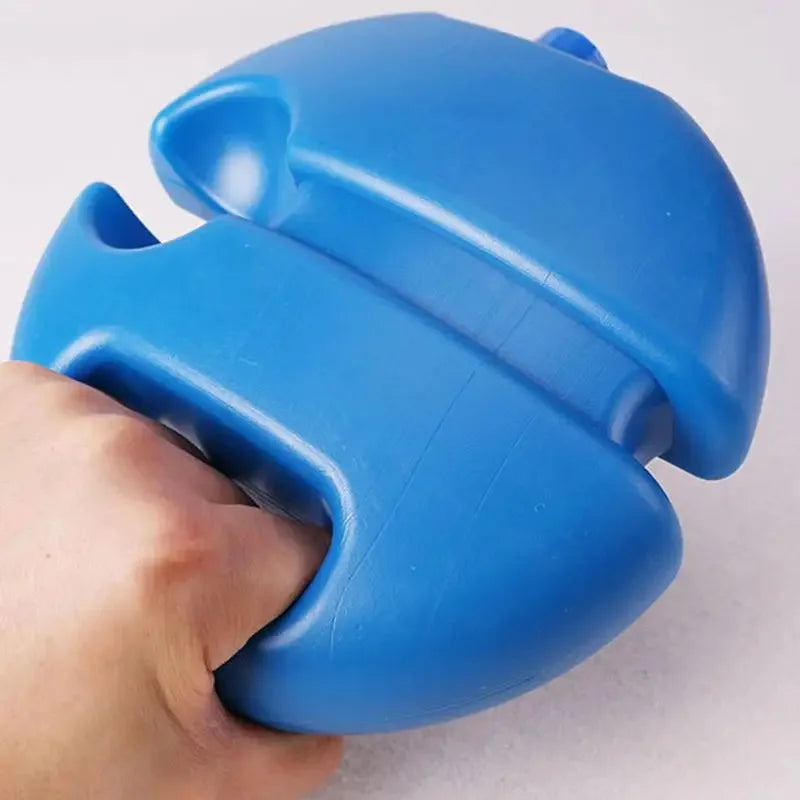 Carrying the rebound trainer by its built-in handle