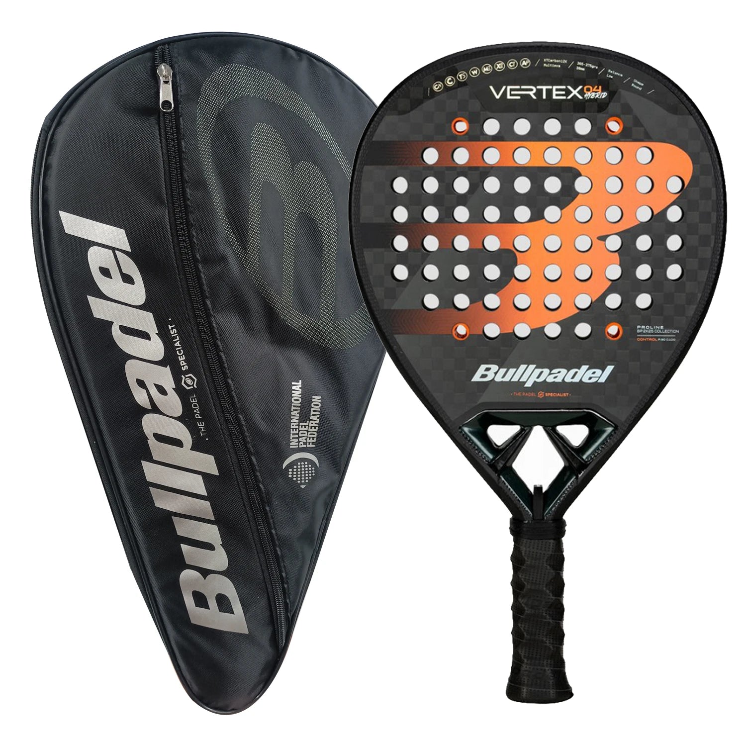Bullpadel Vertex 04 Hybrid 2025 padel racket detail