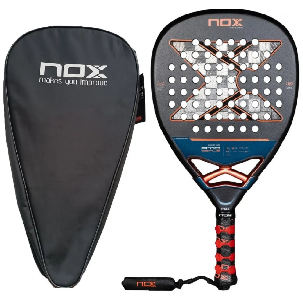 NOX AT10 Attack 18K 2025 padel racket detail
