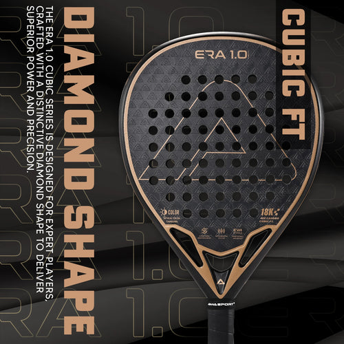 Amasport Cubic 18K padel racket detail