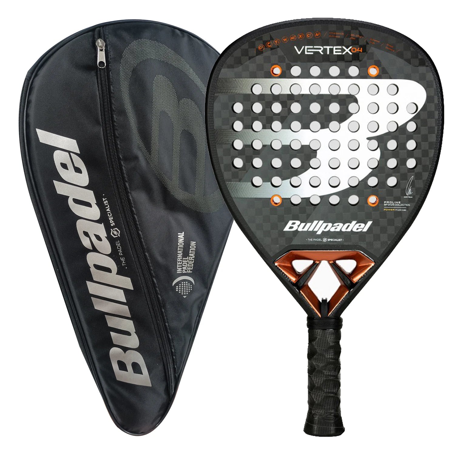 Bullpadel Vertex 04 2025 padel racket detail