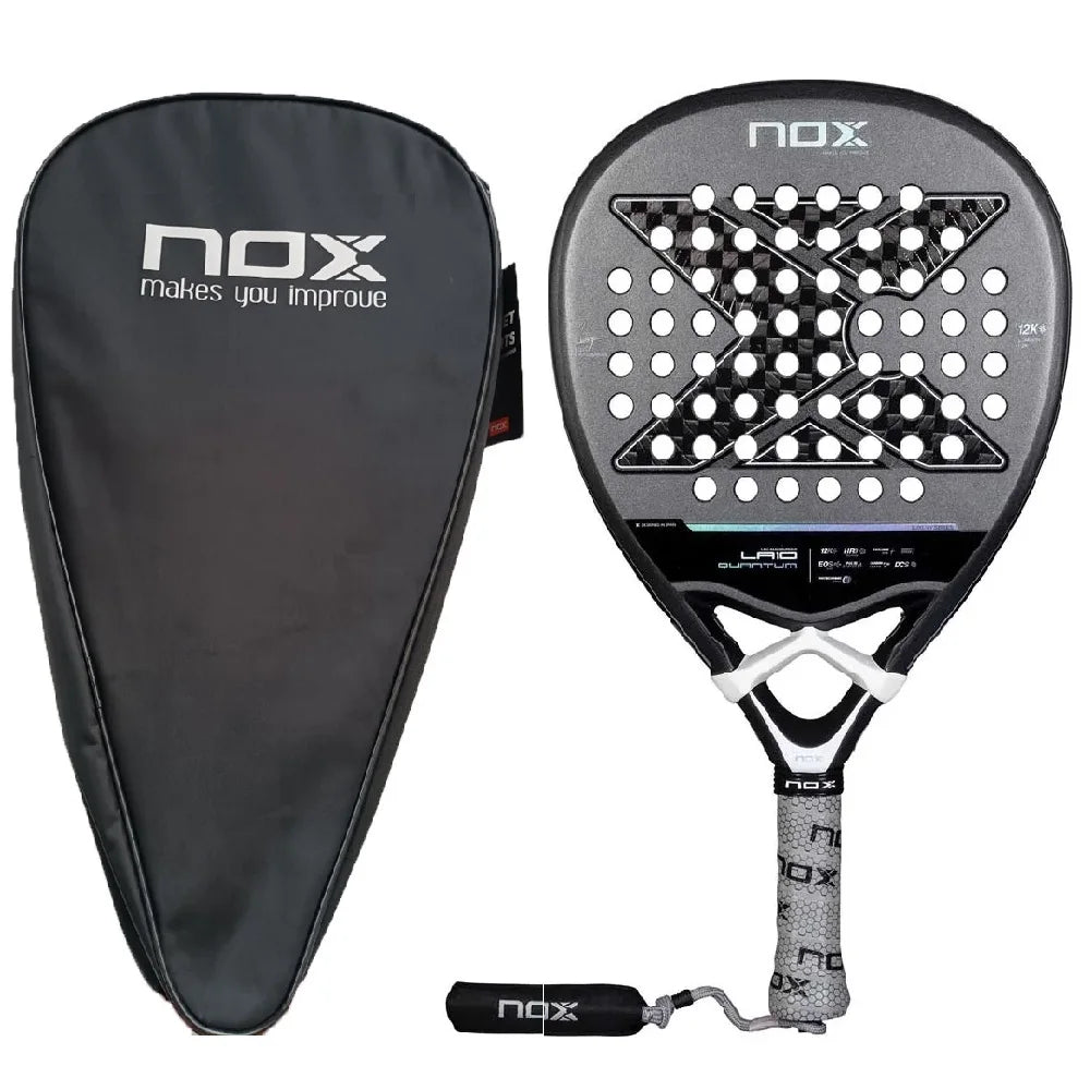 NOX LA10 Quantum 12K 2025 padel racket detail