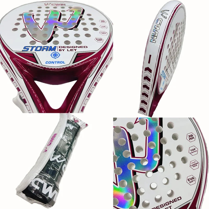 Camewin Storm Carbon padel racket with cover