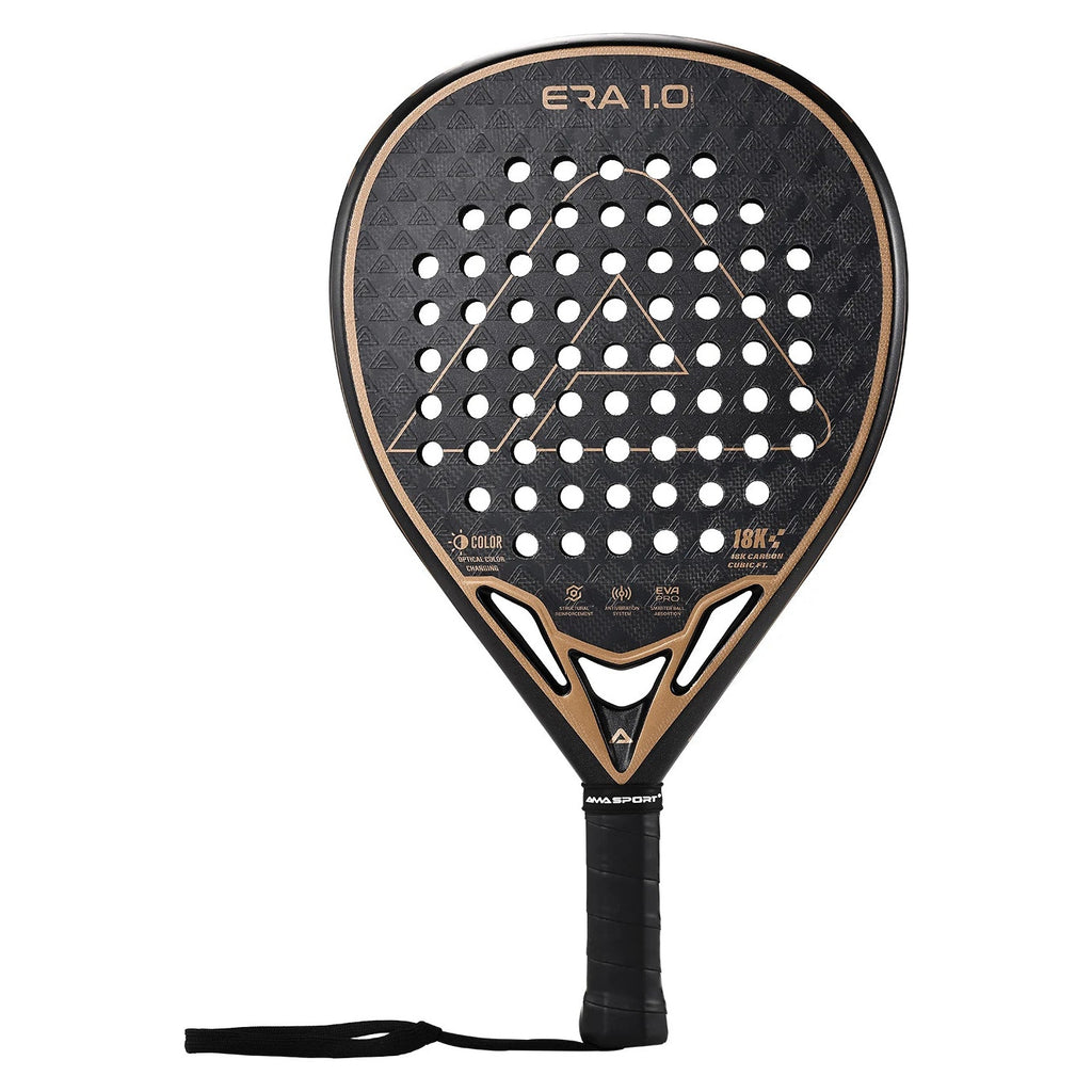 Amasport Cubic 18K diamond padel racket