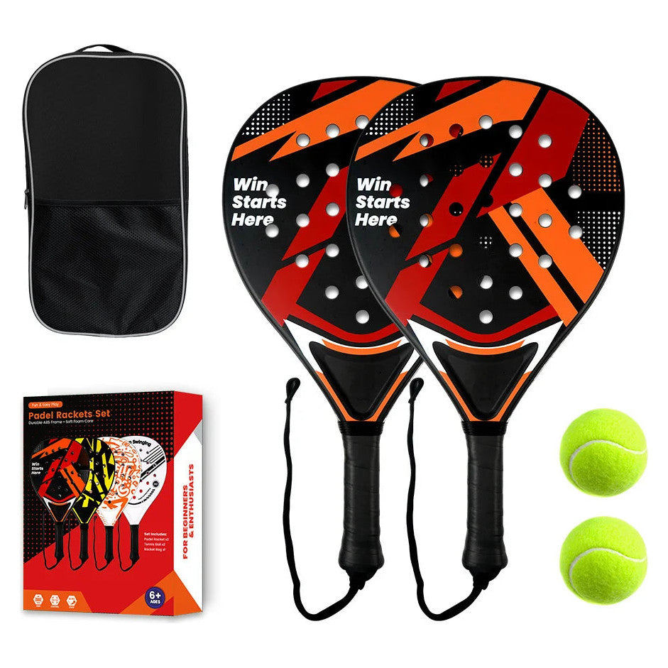 Beginner padel racket 2-player set