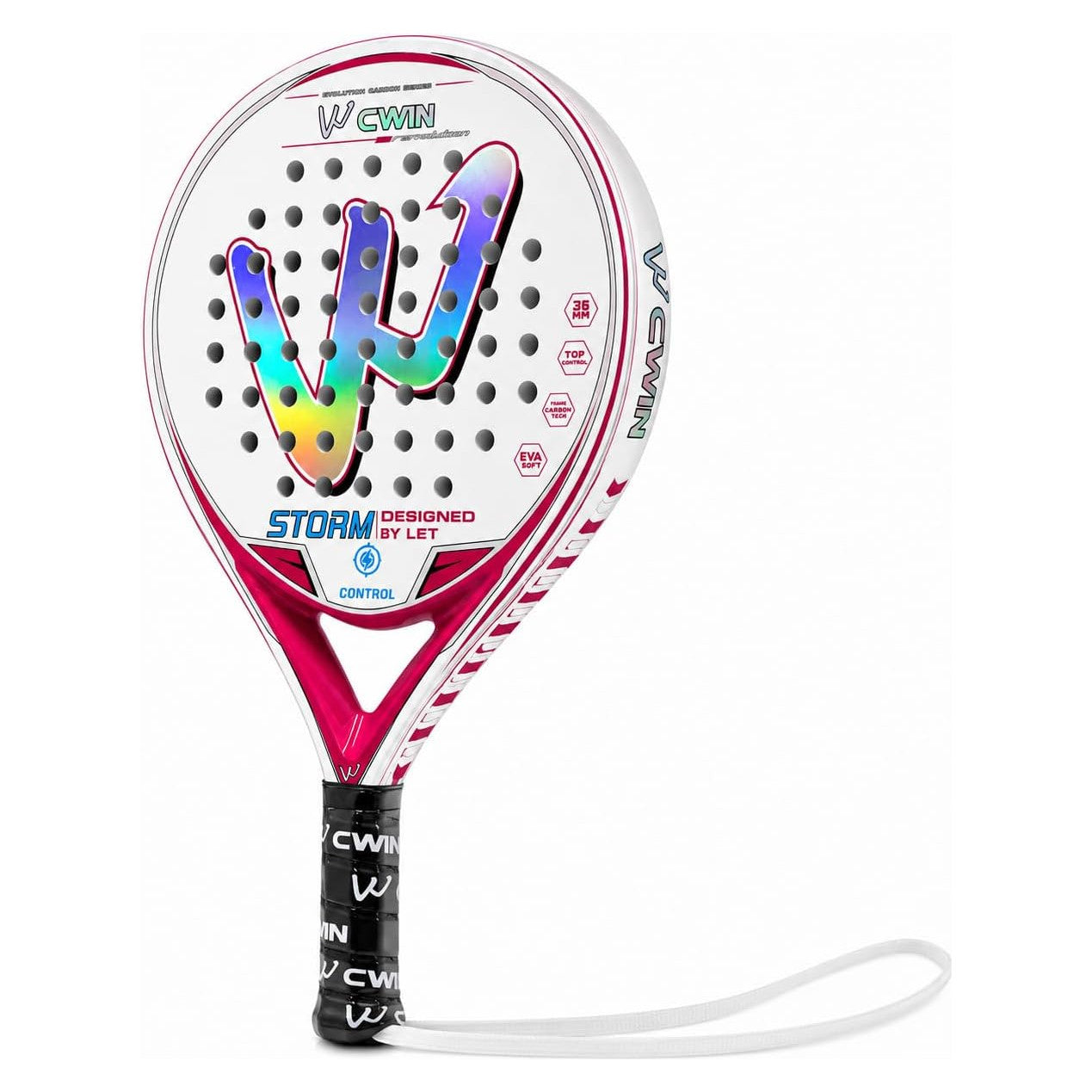Camewin Storm Carbon padel racket, back