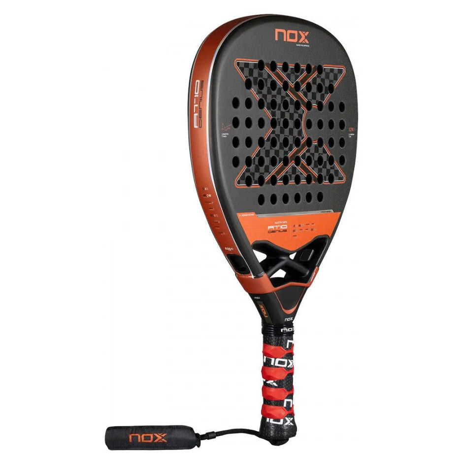 NOX AT10 Attack 12K 2025 padel racket, back