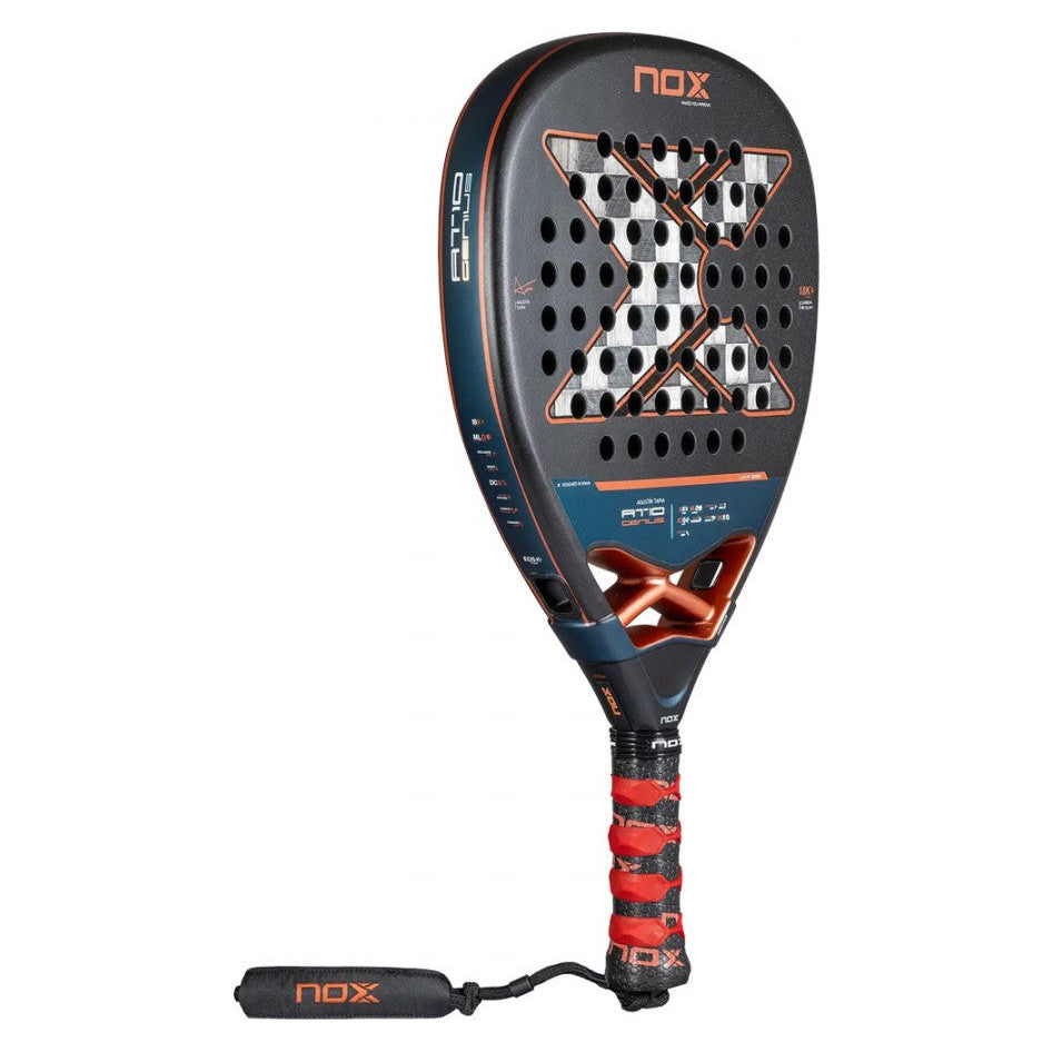 NOX AT10 Attack 18K 2025 padel racket, back
