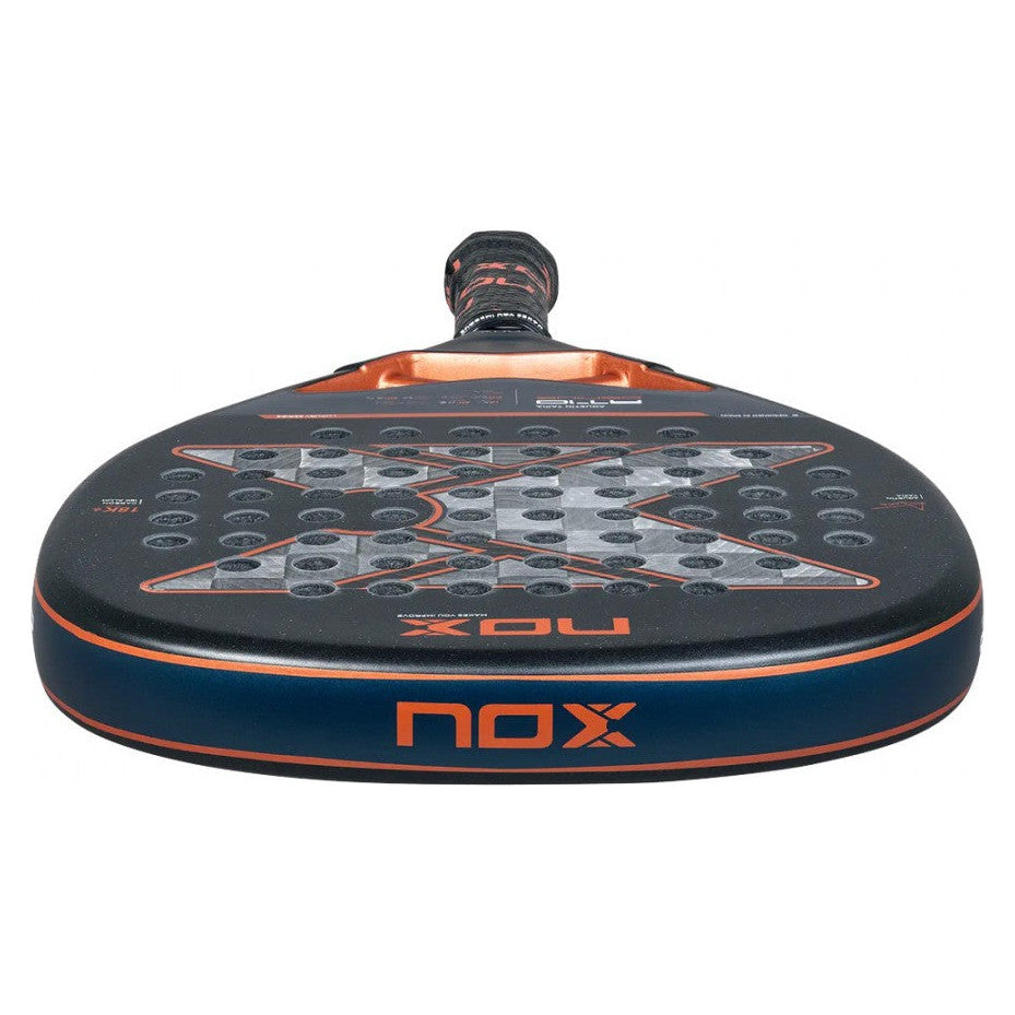 NOX AT10 Attack 18K 2025 padel racket, profile